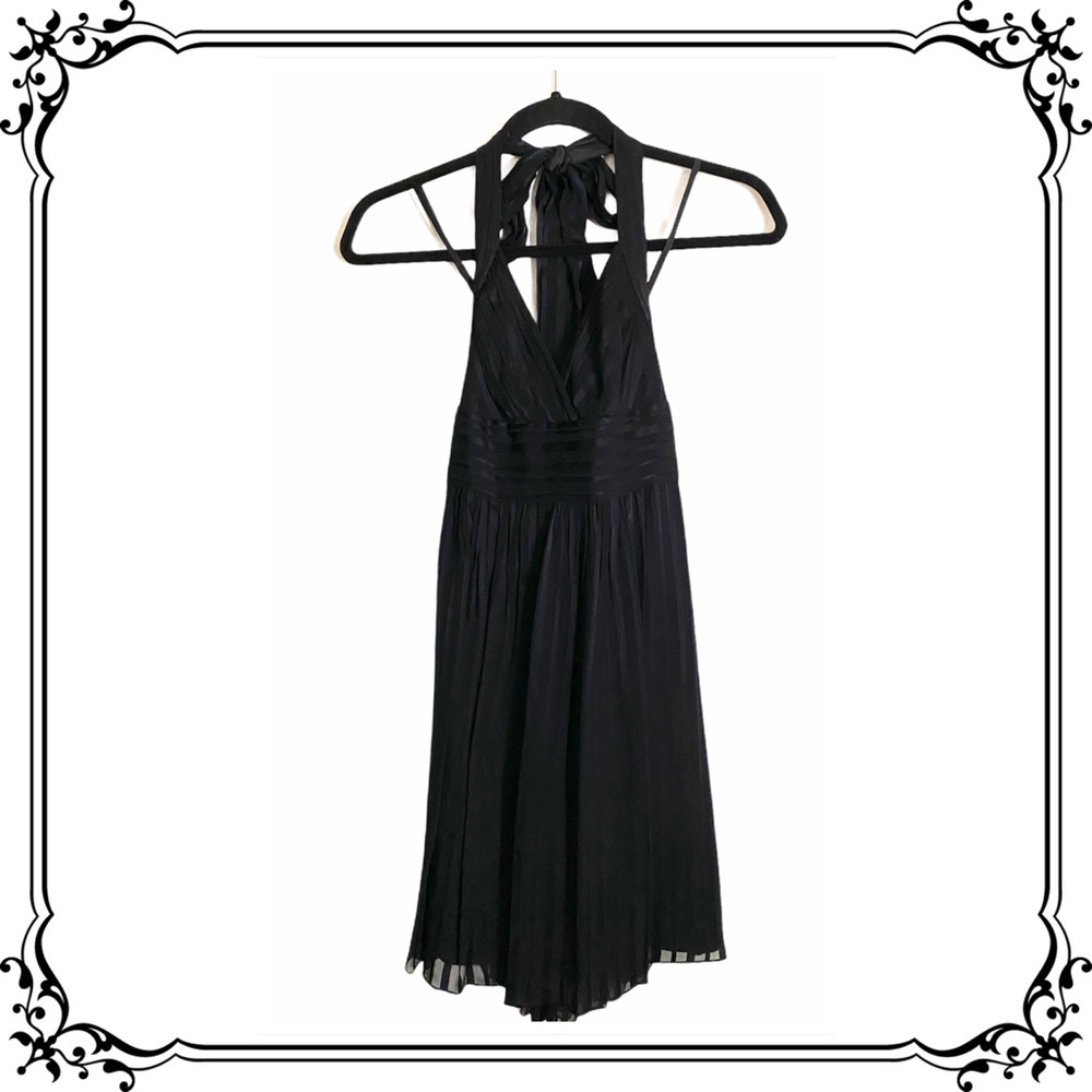 BCBGMAXAZRIA Petites Women Black Cocktail Dress